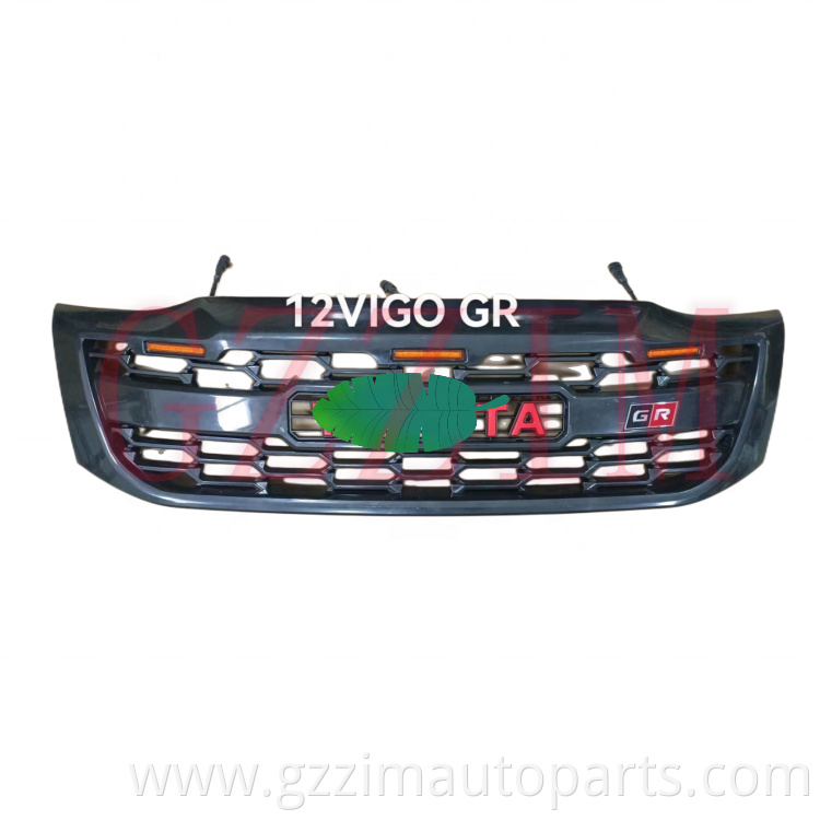 ABS Plastic Front Grille LED Middle Grille Used For Hilux Vigo 2012